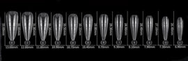 Dual Form Nail System Salon Almond in Tipbox 120 pcs - Beauty by Wenn