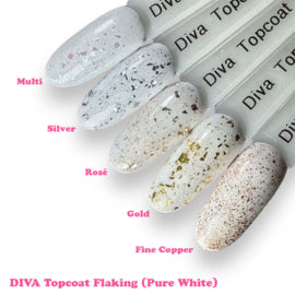 DIVA Topcoat Flaking Rosé - No Wipe 15 ml - Beauty by Wenn