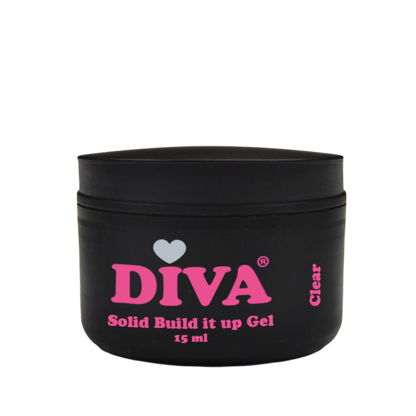 DIVA Solid Build it up Gel Clear 15 ml - Beauty by Wenn