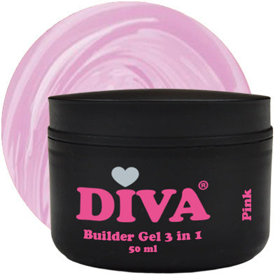 DIVA Builder Gel LOW HEAT 3-in-1 PINK 50ml - Beauty by Wenn