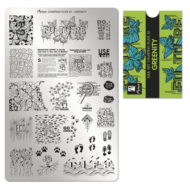 Moyra Stamping Plaat 81 Greenity - Beauty by Wenn