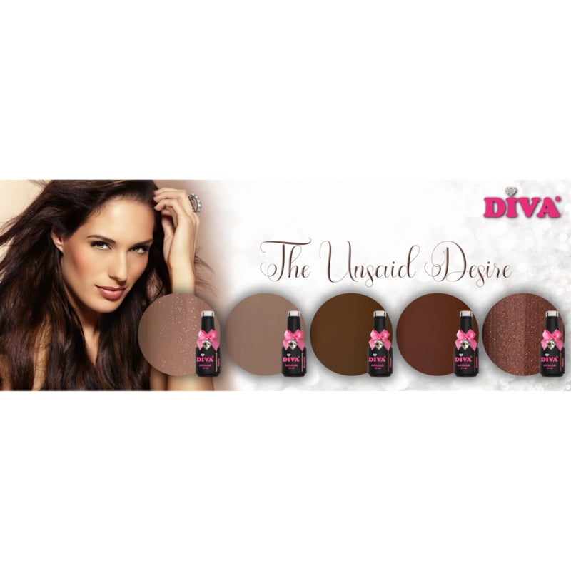 DIVA Gellak The Unsaid Desire Collection 5x 10 ml