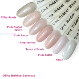 DIVA Rubber Basecoat Classic Collection 6x 30 ml PRO