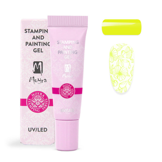 Moyra Stamping and Painting Gel No.10 Vivid Yellow - Beauty by Wenn