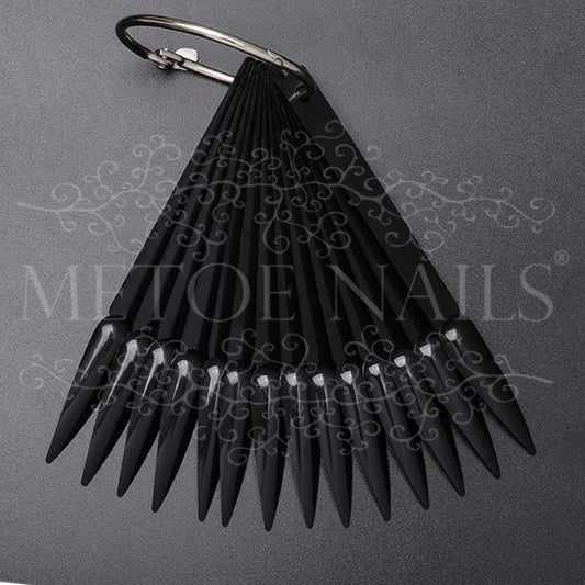 Color Pops Stiletto Black Waaier Carrousel 40 stuks - Beauty by Wenn