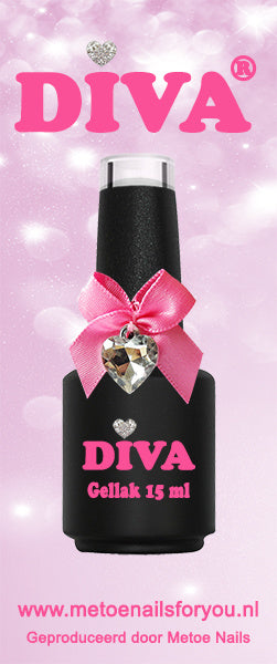 Roll-UP Banner Diva Gellak met eigen vermelding - Beauty by Wenn
