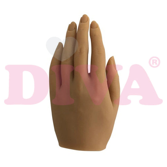 Siliconen hand links met standaard - Ivory - Beauty by Wenn