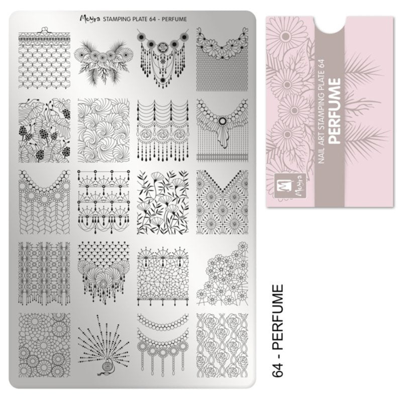 Moyra Stamping Plaat 64 Perfume - Beauty by Wenn