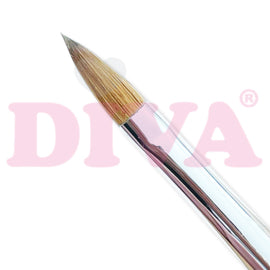 DIVA Kolinsky Acryl Penseel met dop #10 Black - Beauty by Wenn