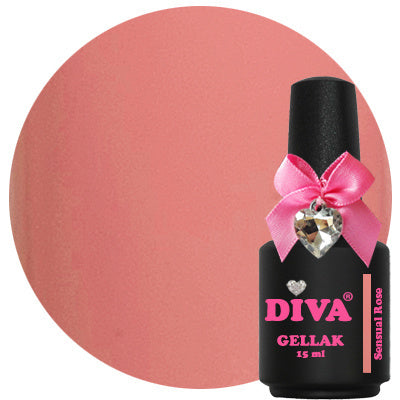Diva Gellak Sensual Rose 15 ml - Beauty by Wenn