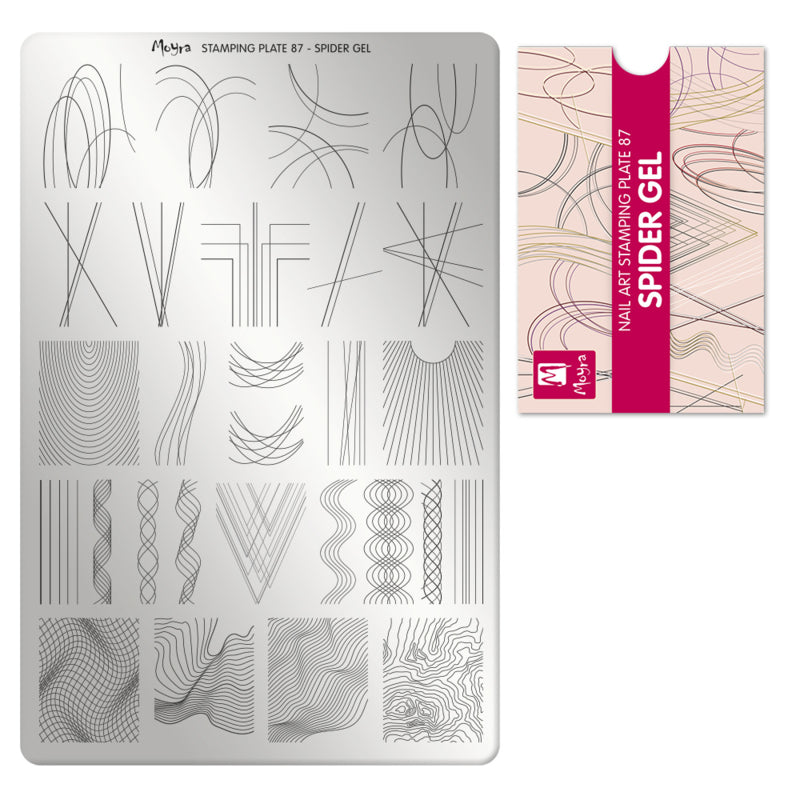 Moyra Stamping Plaat 87 Spidergel - Beauty by Wenn