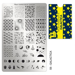Moyra Stamping Plaat 59 Galactica - Beauty by Wenn