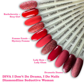 DIVA Gellak I Don't Do Drama, I Do Nails Collection 4x 10 ml