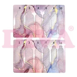 DIVA Nailart Dual Form Inlays 5 Designs - 1+1 gratis - Beauty by Wenn