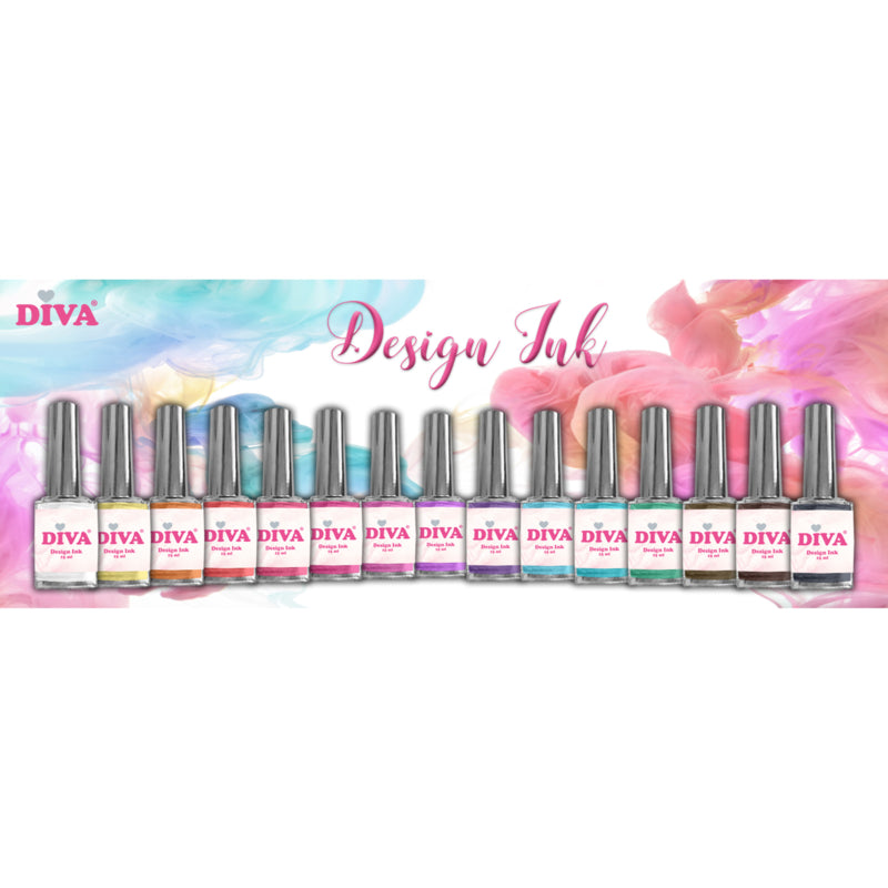 DIVA Design Ink Collectie 15 Kleuren