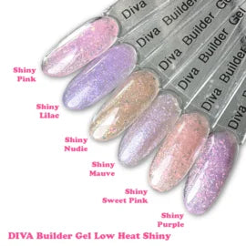DIVA Builder Gel LOW HEAT Shiny Lilac 30 ml - Beauty by Wenn