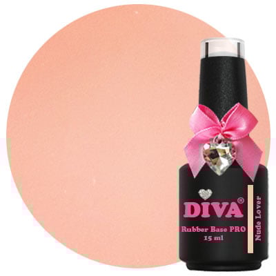 DIVA Rubber Basecoat Nude Lover 15 ml PRO