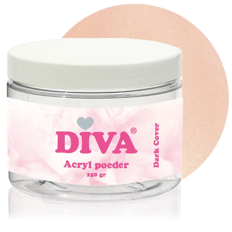 Diva Acryl Poeder Dark Cover 250 gram - Beauty by Wenn