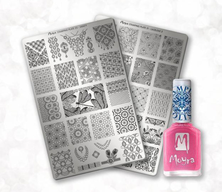 Moyra Stamping Plate 2 + 1 Nailpolish gratis - Beauty by Wenn