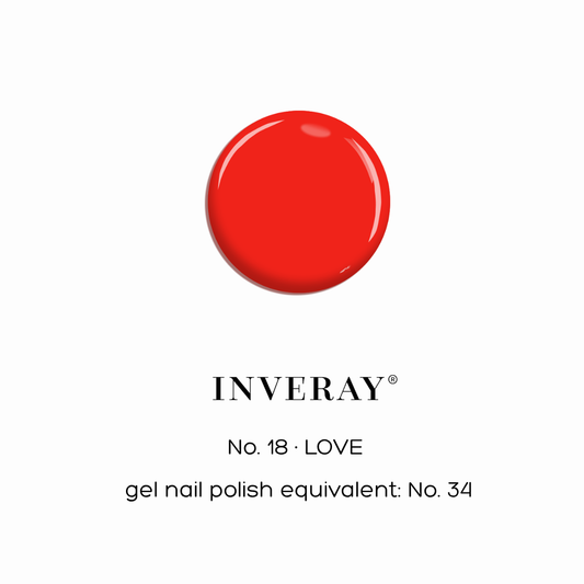 Inveray Nagellak C18 Love – Fel Rood