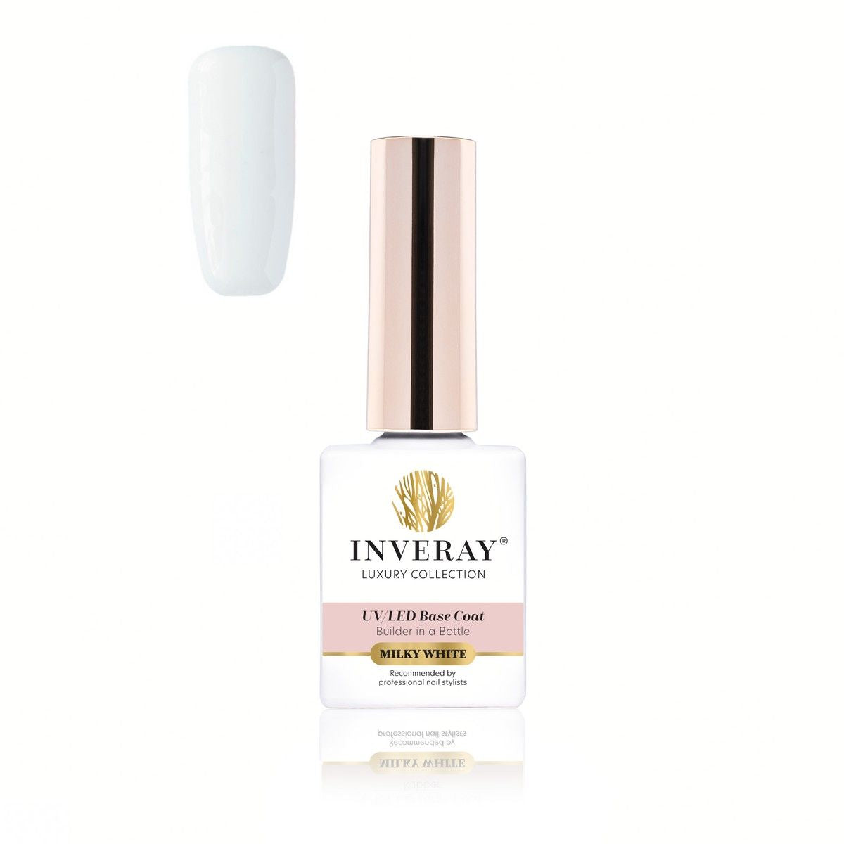 Inveray UV/LED Builder in a Bottle MILKY WHITE Luxury Collection - Beauty by Wenn