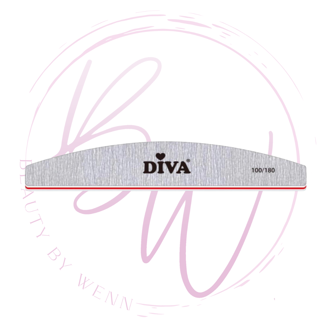 Diva Zebra Vijl Half Moon 100/180 - Beauty by Wenn