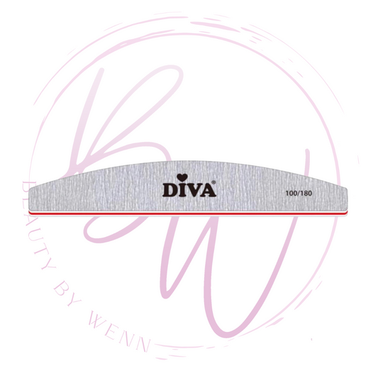 Diva Zebra Vijl Half Moon 100/180 - Beauty by Wenn