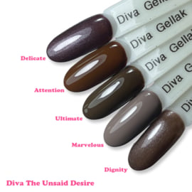 DIVA Gellak The Unsaid Desire Collection 5x 10 ml