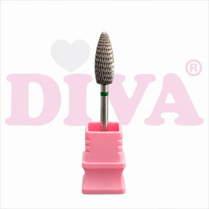 DIVA® Carbide Freesbit Conisch Afgerond – Groen