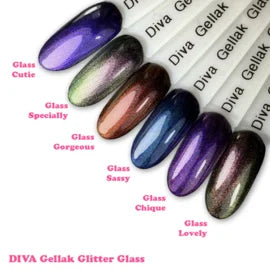 DIVA Gellak Glitter Glass Collection 6x 10 ml - Beauty by Wenn