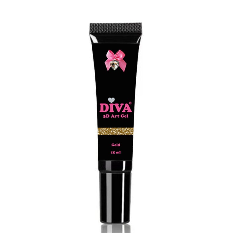 DIVA 3D Art Gel Gold
