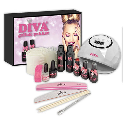 Starterspakket Gellak Diva Exclusive met lamp - Beauty by Wenn