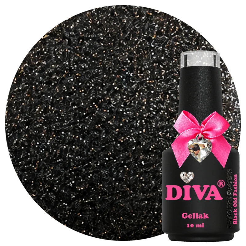 DIVA Gellak Black Old Fashion 10 ml #