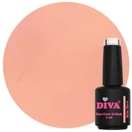 DIVA One Coat Gellak Satin Glow 6 ml