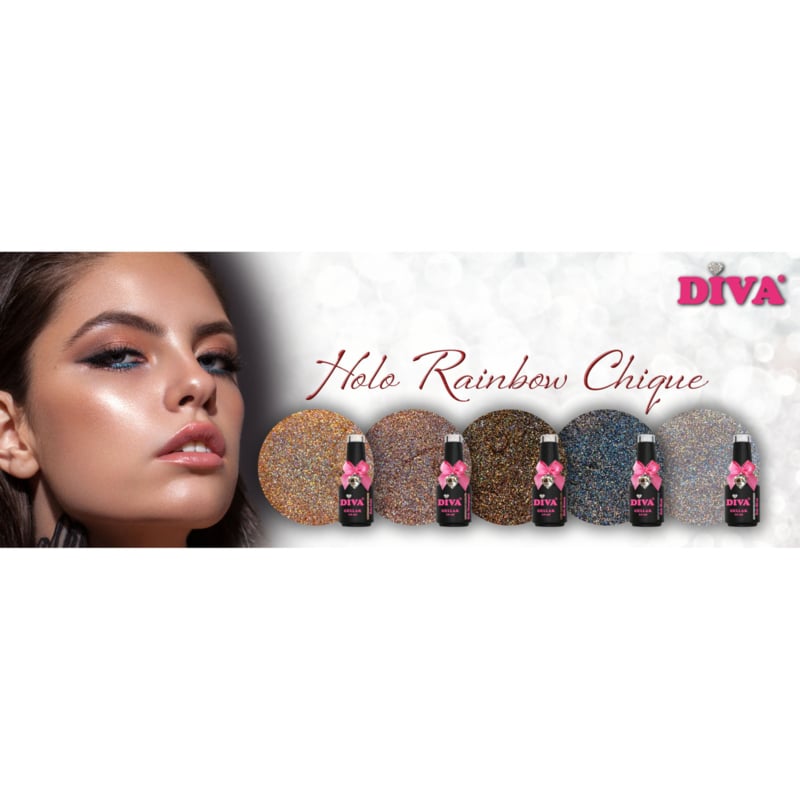 DIVA Gellak Holo Champagne 10 ml