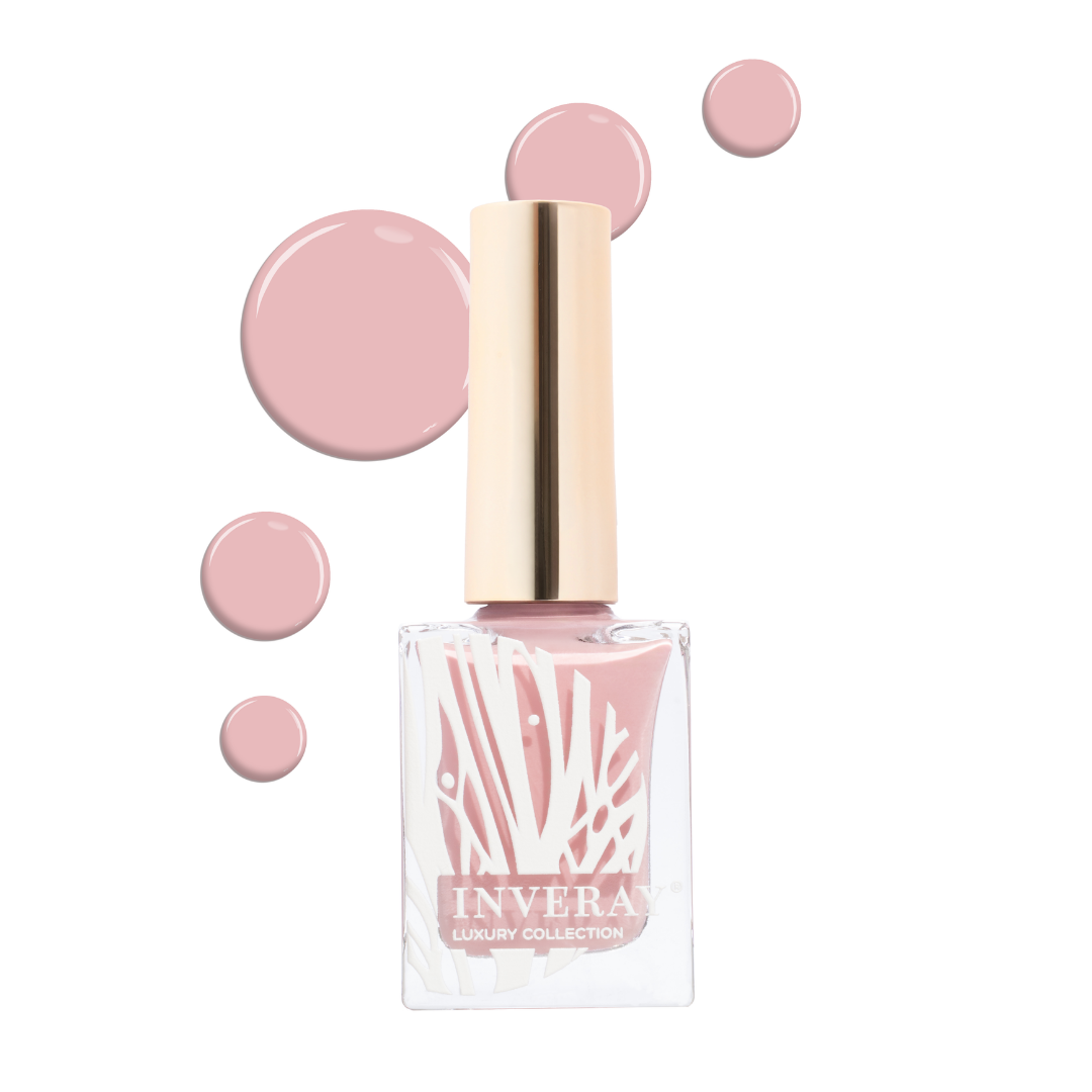 Inveray nagellak C12 Hessian gedempt roze op nagels