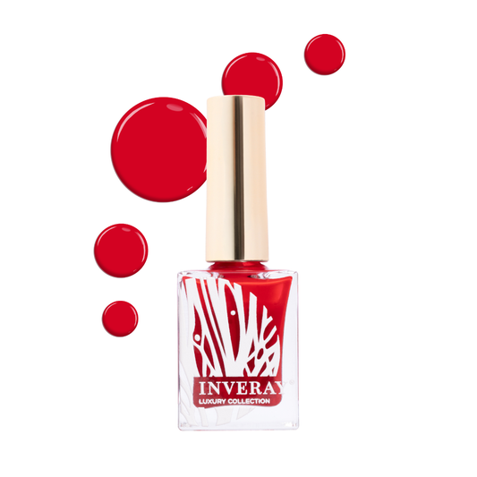Inveray nagellak C19 Desire diep rood op nagels