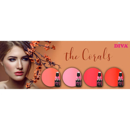 DIVA Gellak The Corals Collection 4x 10 ml - Beauty by Wenn