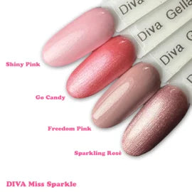 DIVA Gellak Miss Sparkle Collection 5x 10 ml - met gratis Colorpop Stickers