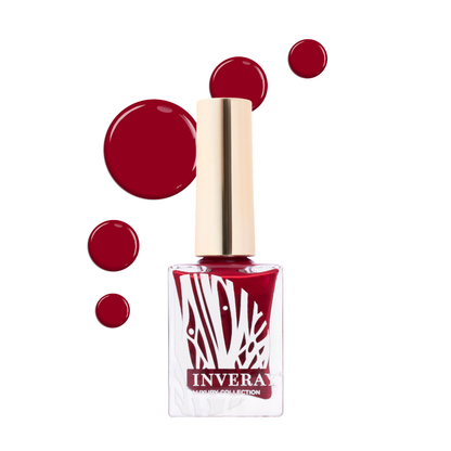 Inveray nagellak C22 Independence bordeaux op nagels