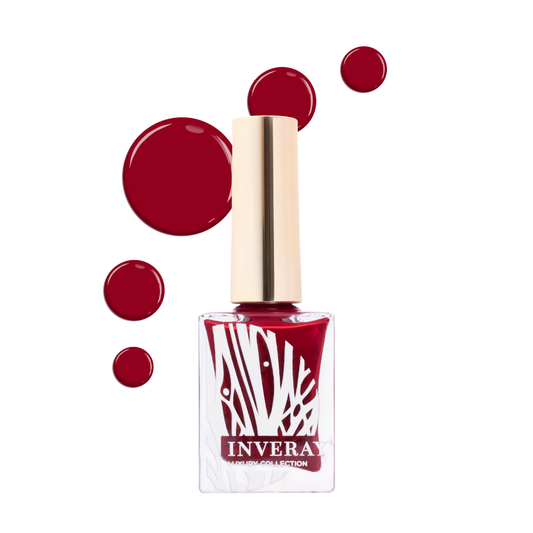 Inveray nagellak C22 Independence bordeaux op nagels