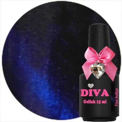 Diva Gellak Cat Eye Fine Indigo 15 ml - Beauty by Wenn