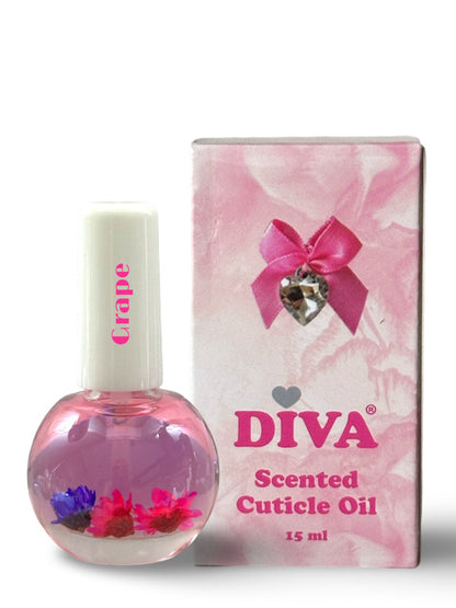 Diva Scented Cuticle Oil Grape 15 ml - Beauty by Wenn