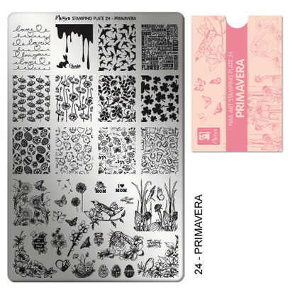 Moyra Stamping Plaat 24 Primavera - Beauty by Wenn