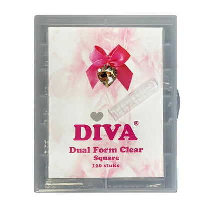 Dual Form Nail System Square in Tipbox 120 pcs - Beauty by Wenn