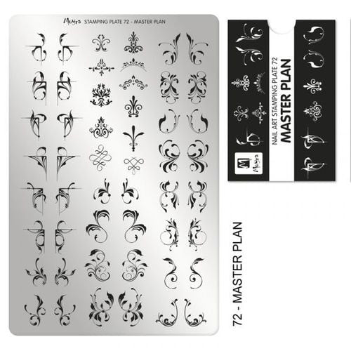 Moyra Stamping Plaat 72 Master Plan - Beauty by Wenn