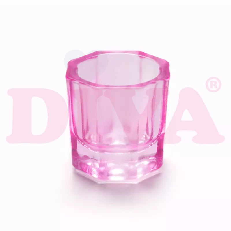 Dappendish glas pink - Beauty by Wenn