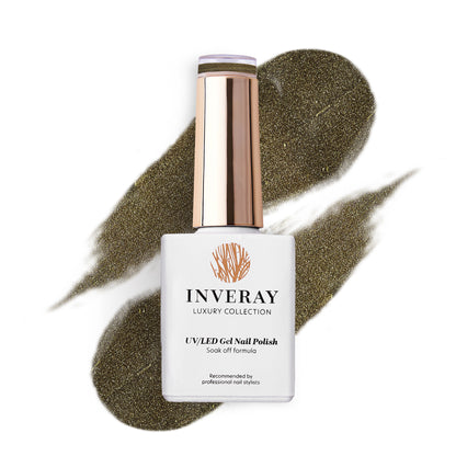 Inveray UV/LED Gel Nail Polish N°318 OBSIDIAN MOSS