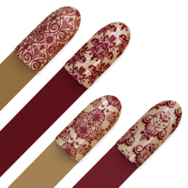 Moyra Stamping Plaat 11 Damask Drapery - Beauty by Wenn