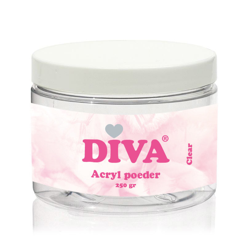 Diva Acryl Poeder Clear 250 gram - Beauty by Wenn